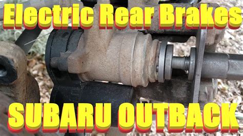 subaru electronic parking brake|2015 Subaru Outback Electronic Parking Brake .